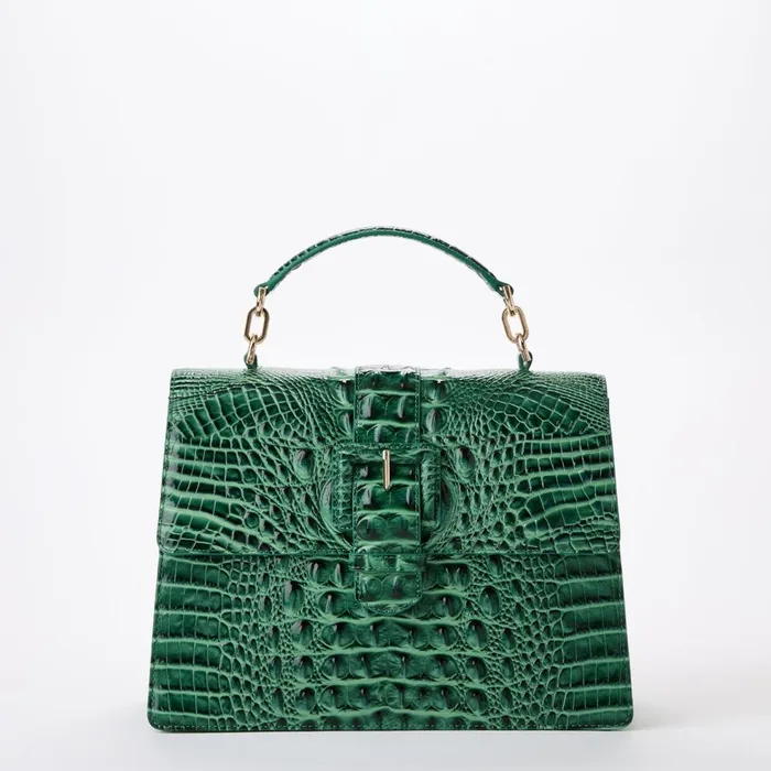 Women Brahmin Satchels Hallie Parakeet Women Brahmin Satchels Hallie Parakeet