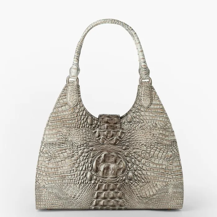 Women Brahmin Satchels Large Adrian Timeless Taupe Ombre Melbourne
