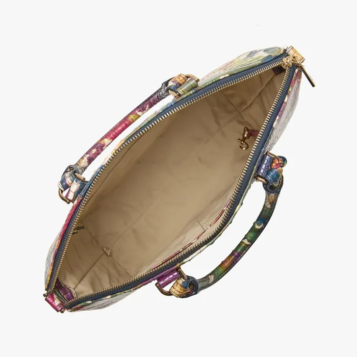 Women Brahmin Satchels Large Duxbury Satchel Wildflower Melbourne Women Brahmin Satchels Large Duxbury Satchel Wildflower Melbourne