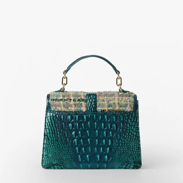 Women Brahmin Satchels Small Hallie Multi Amulet Women Brahmin Satchels Small Hallie Multi Amulet