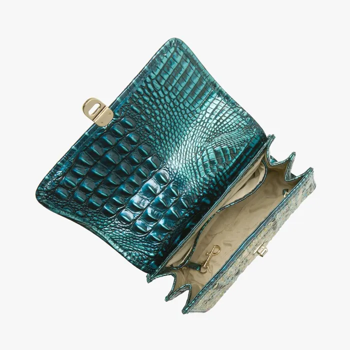 Women Brahmin Satchels Small Hallie Multi Amulet Women Brahmin Satchels Small Hallie Multi Amulet