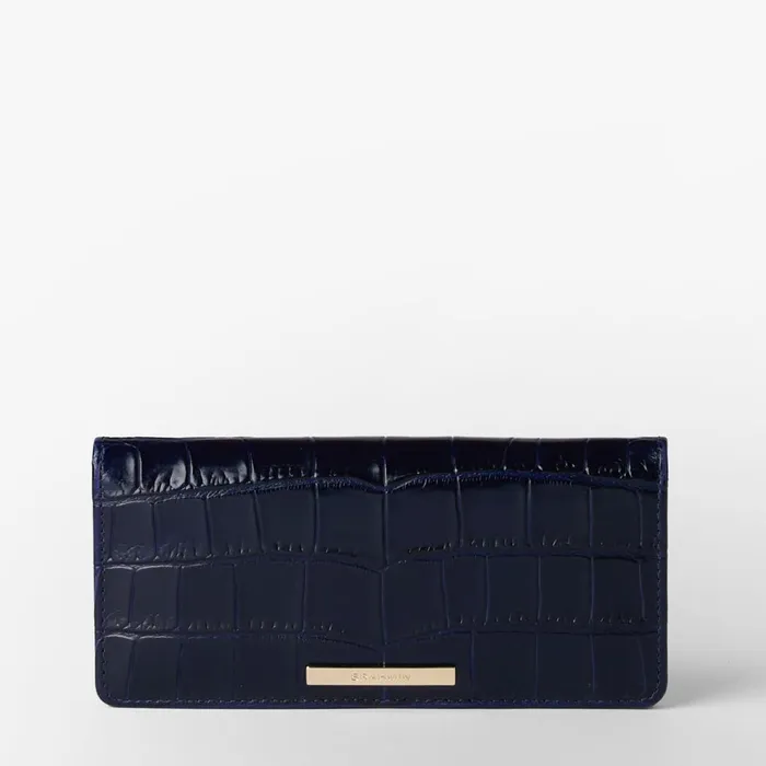 Women Brahmin Wallets and Wristlets Ady Wallet Navy Angora