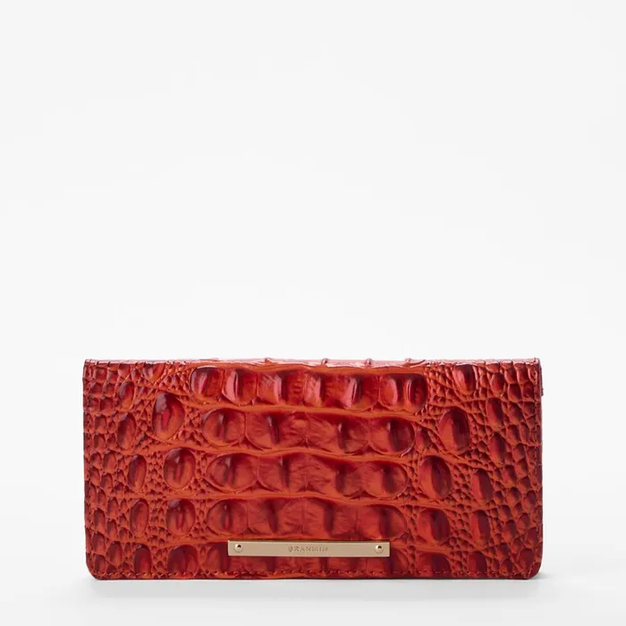Women Brahmin Wallets and Wristlets Ady Wallet Radiant Red