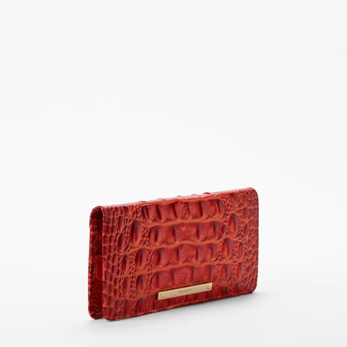 Women Brahmin Wallets and Wristlets Ady Wallet Radiant Red Women Brahmin Wallets and Wristlets Ady Wallet Radiant Red