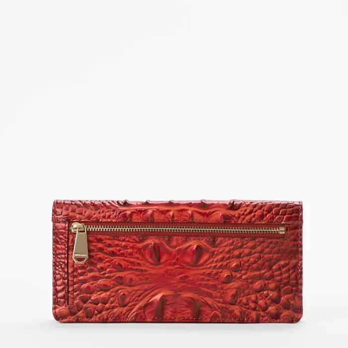 Women Brahmin Wallets and Wristlets Ady Wallet Radiant Red Women Brahmin Wallets and Wristlets Ady Wallet Radiant Red