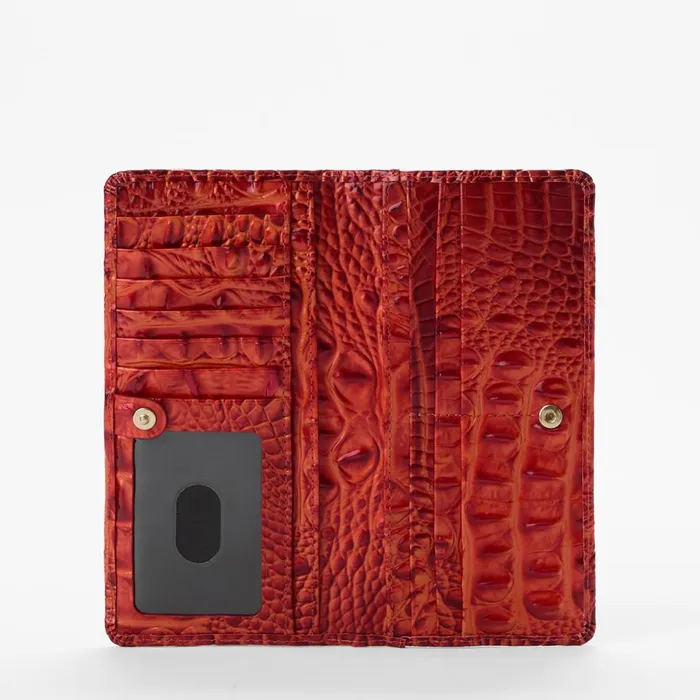 Women Brahmin Wallets and Wristlets Ady Wallet Radiant Red Women Brahmin Wallets and Wristlets Ady Wallet Radiant Red