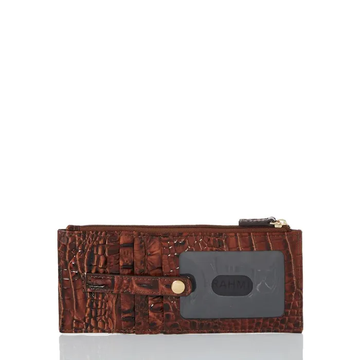 Women Brahmin Wallets and Wristlets Credit Card Wallet Pecan Melbourne Women Brahmin Wallets and Wristlets Credit Card Wallet Pecan Melbourne