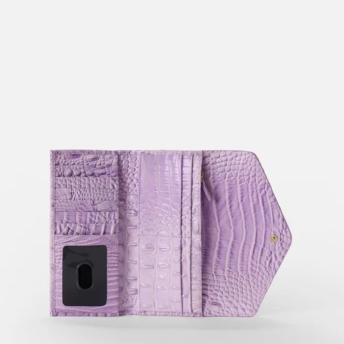 Women Brahmin Wallets and Wristlets Veronica Gentle Lavender Melbourne Women Brahmin Wallets and Wristlets Veronica Gentle Lavender Melbourne