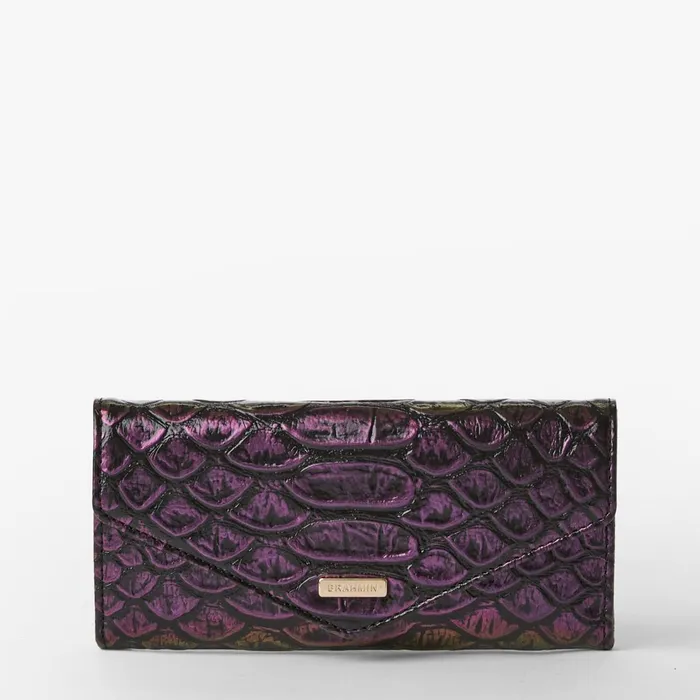 Women Brahmin Wallets and Wristlets Veronica Passion Purple Excelsior
