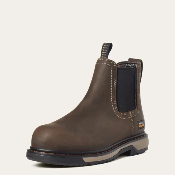 Women Chelsea Boots Ariat Riveter Chelsea CSA Waterproof Composite Toe Work Boot Dark Brown Women Chelsea Boots Ariat Riveter Chelsea CSA Waterproof Composite Toe Work Boot Dark Brown