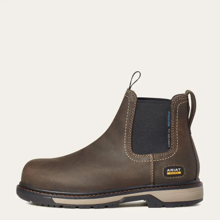 Women Chelsea Boots Ariat Riveter Chelsea CSA Waterproof Composite Toe Work Boot Dark Brown Women Chelsea Boots Ariat Riveter Chelsea CSA Waterproof Composite Toe Work Boot Dark Brown