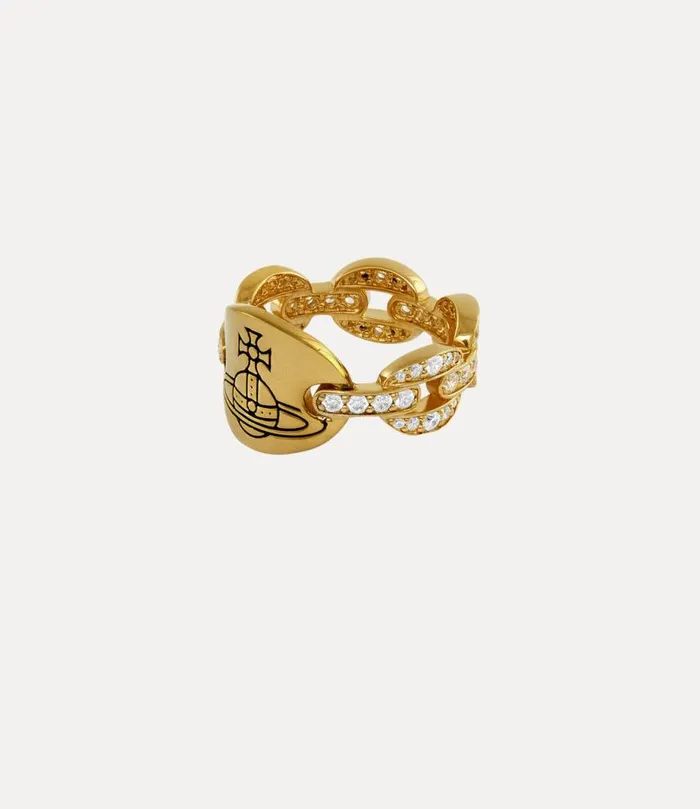 Women Clorinthe Ring Goldwhiteczblackpatina Vivienne Westwood Rings Women Clorinthe Ring Goldwhiteczblackpatina Vivienne Westwood Rings
