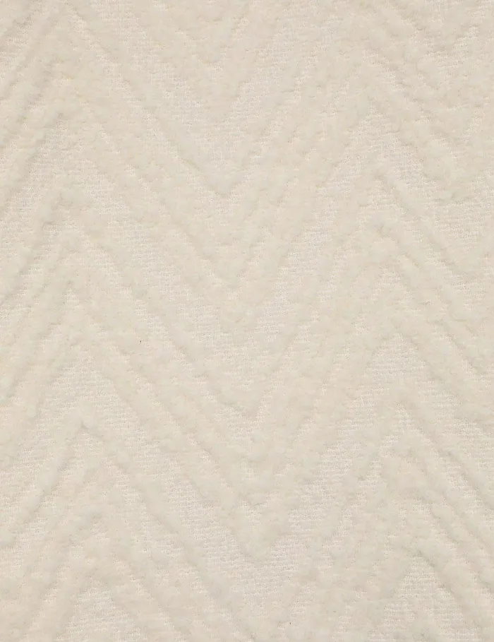 Women Clothing Zimmermann Illustration Chevron Coat Cream