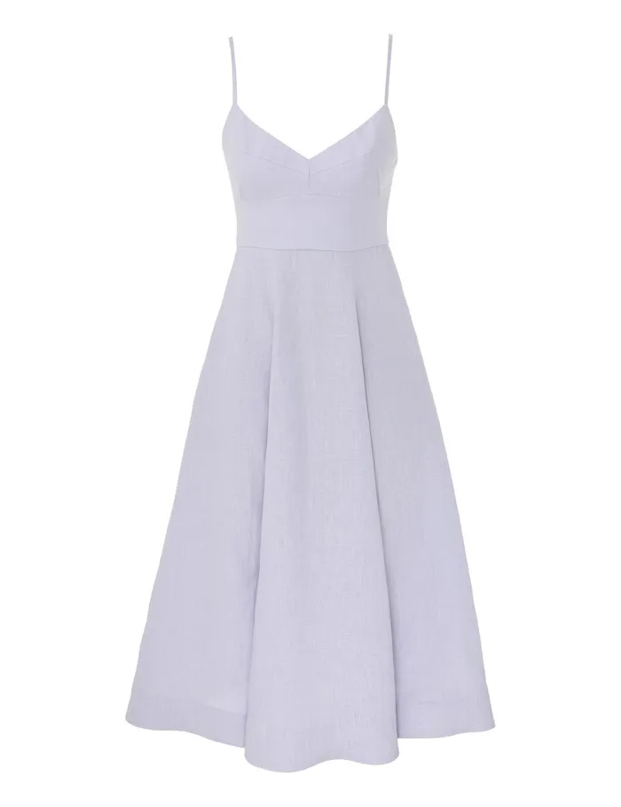 Women Clothing Zimmermann Midi Picnic Dress Sky