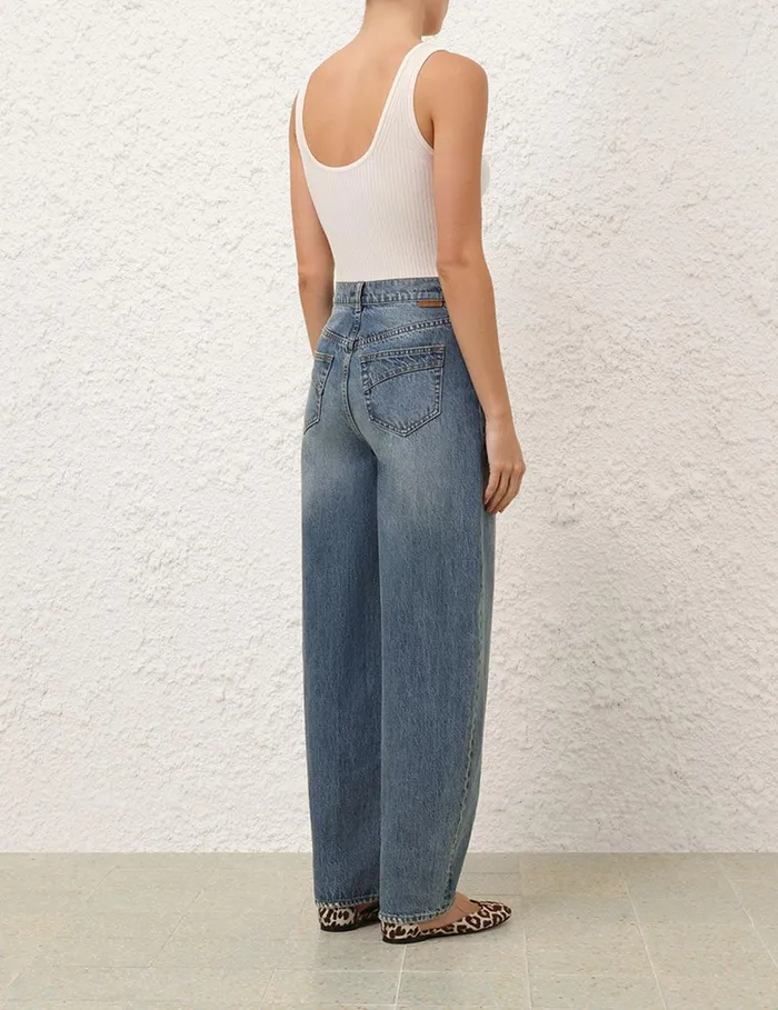 Women Clothing Zimmermann Scoop Neck Tank Parchment