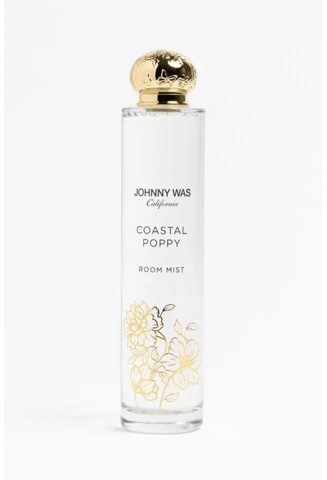 Women Coastal Poppy RoomLinen Spray Coastal Poppy Johnny Was Home Fragrance