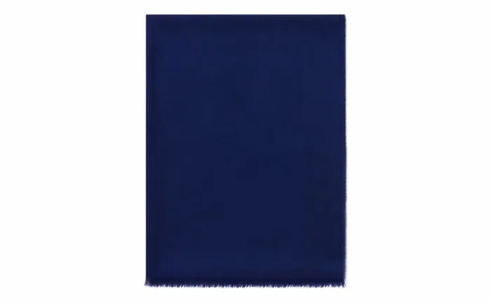 Women Cobalt Blue Superfine Cashmere Scarf Manolo Blahnik Gifts For Her