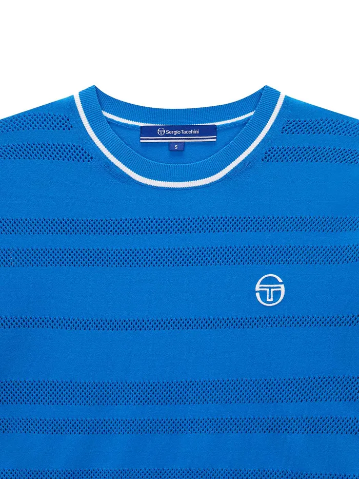 Women Court Styles Sergio Tacchini Resort Knit Top Dark Blue