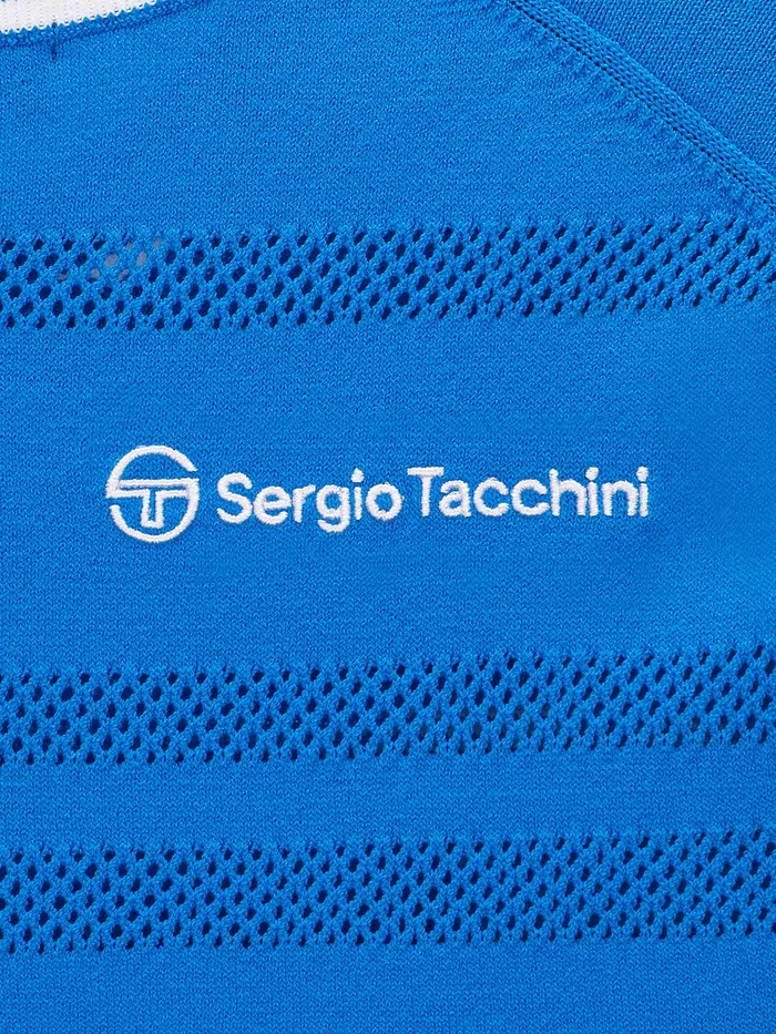 Women Court Styles Sergio Tacchini Resort Knit Top Dark Blue