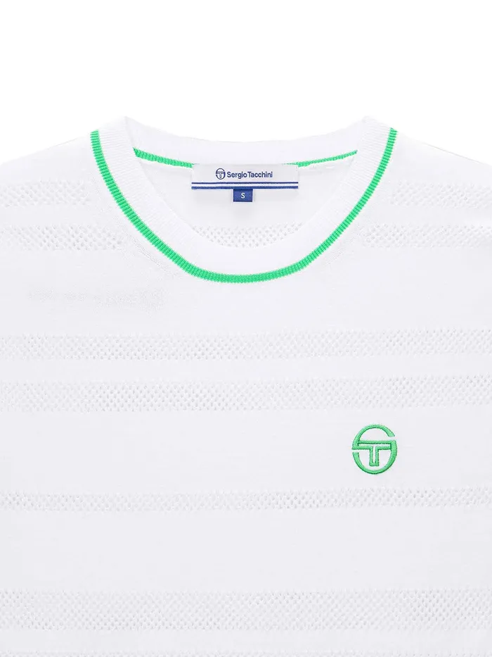 Women Court Styles Sergio Tacchini Resort Knit Top Off White
