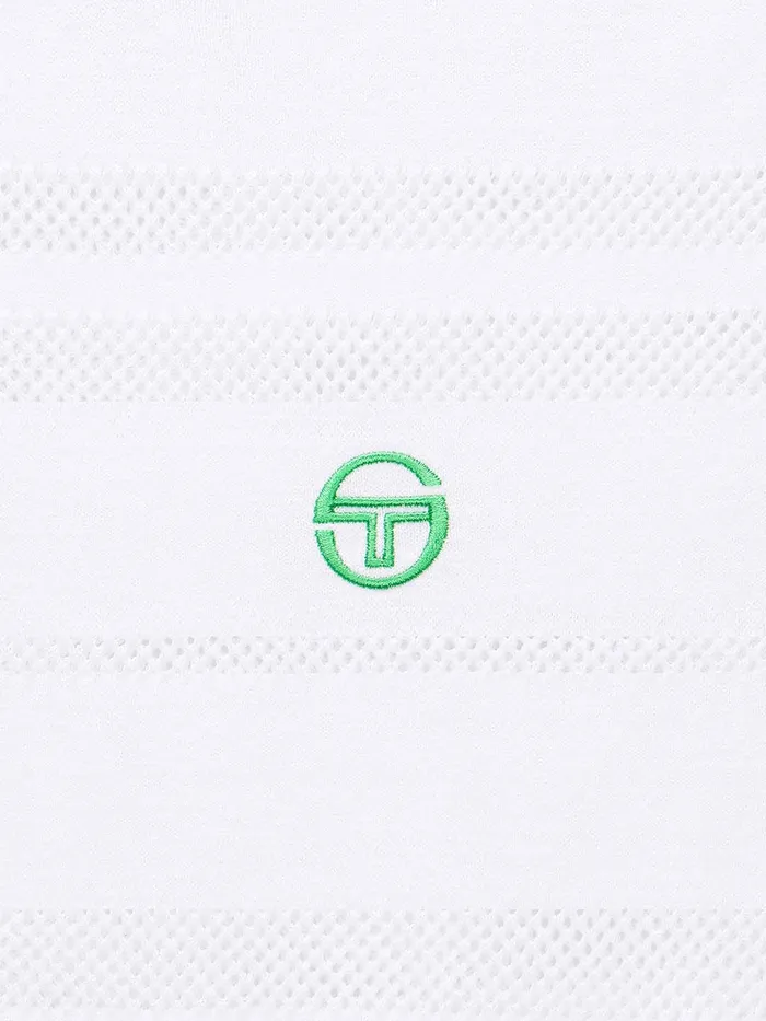 Women Court Styles Sergio Tacchini Resort Knit Top Off White