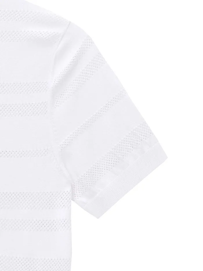 Women Court Styles Sergio Tacchini Resort Knit Top Off White