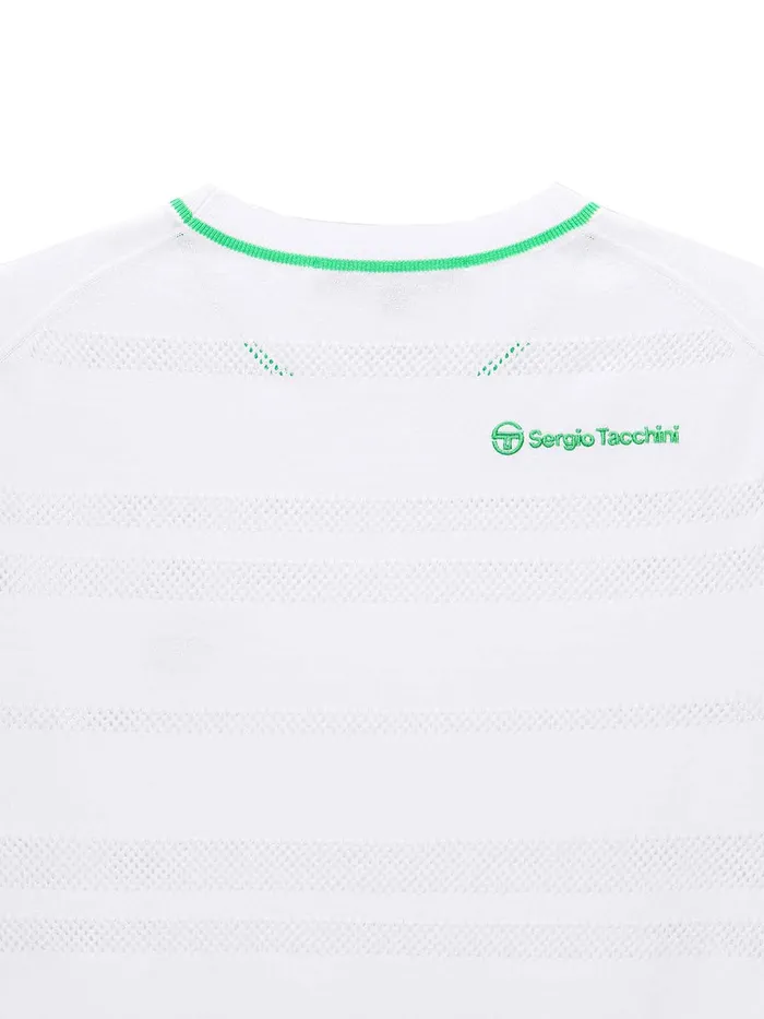 Women Court Styles Sergio Tacchini Resort Knit Top Off White