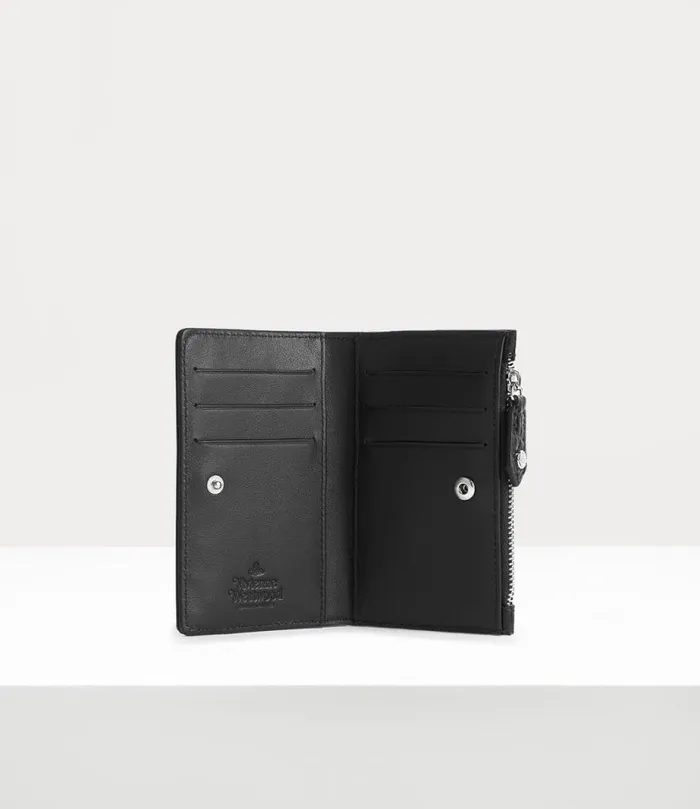 Women Crocodile Slim Flap Card Holder Black Vivienne Westwood Wallets And Purses Women Crocodile Slim Flap Card Holder Black Vivienne Westwood Wallets And Purses