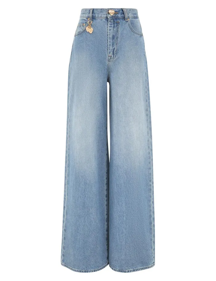 Women Denim Zimmermann Crush Straight Jean Blue Moon