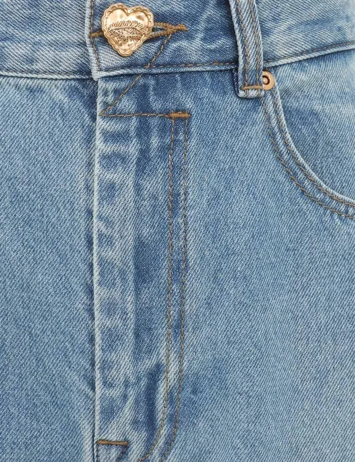 Women Denim Zimmermann Crush Straight Jean Blue Moon