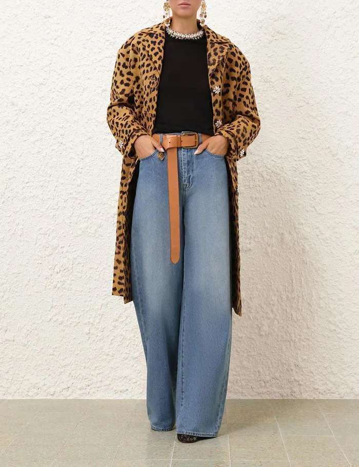 Women Denim Zimmermann Crush Straight Jean Blue Moon