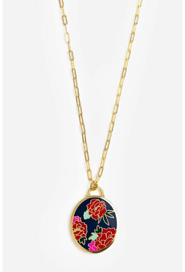 Women Dragon Pendant Necklace Multi Johnny Was Jewelry