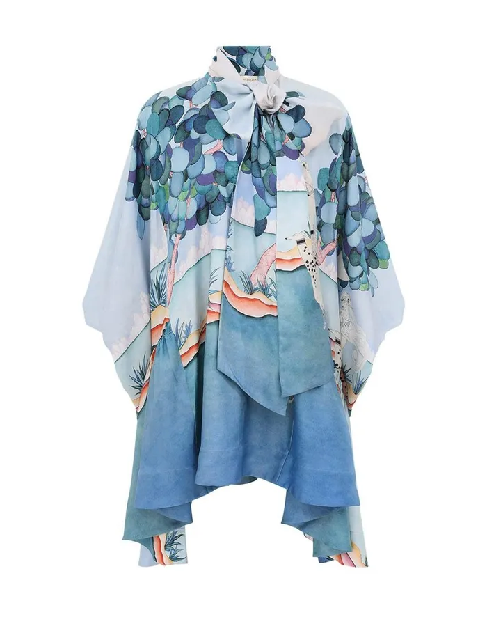 Women Dresses Zimmermann Eden Billow Mini Dress Madame Jade