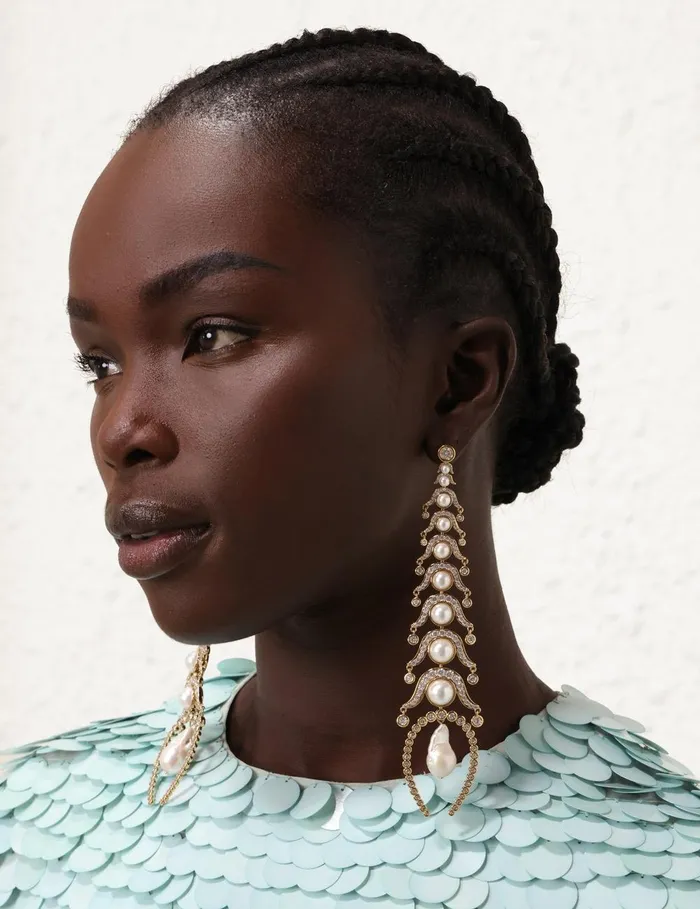 Women Earrings Zimmermann Muse Drop Earrings Goldpearl