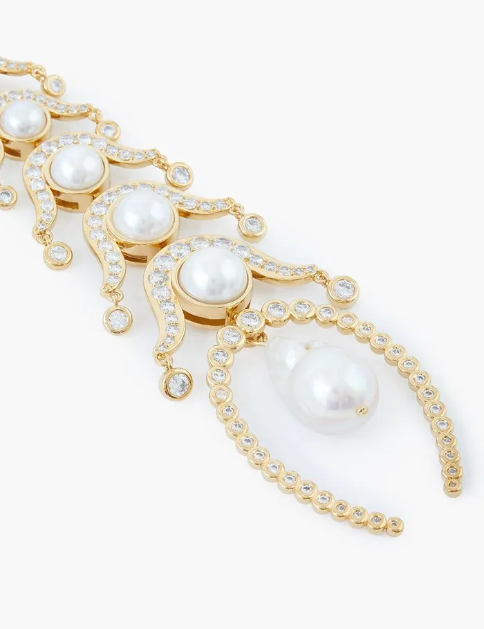 Women Earrings Zimmermann Muse Drop Earrings Goldpearl