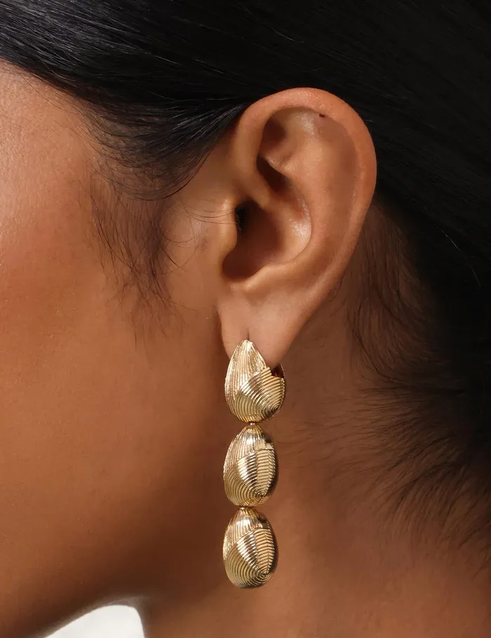 Women Earrings Zimmermann Pebble Drops Gold