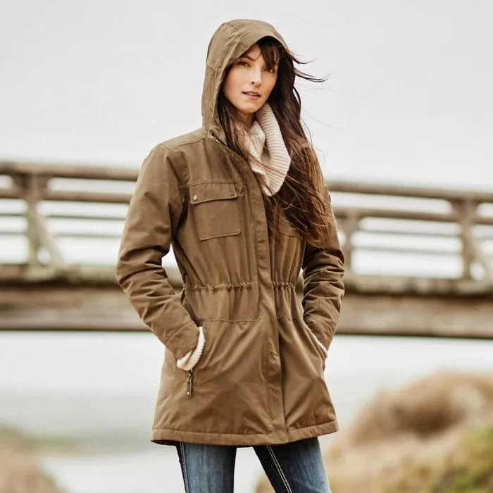 Women English Riding Ariat Argentium Parka Earth Women English Riding Ariat Argentium Parka Earth