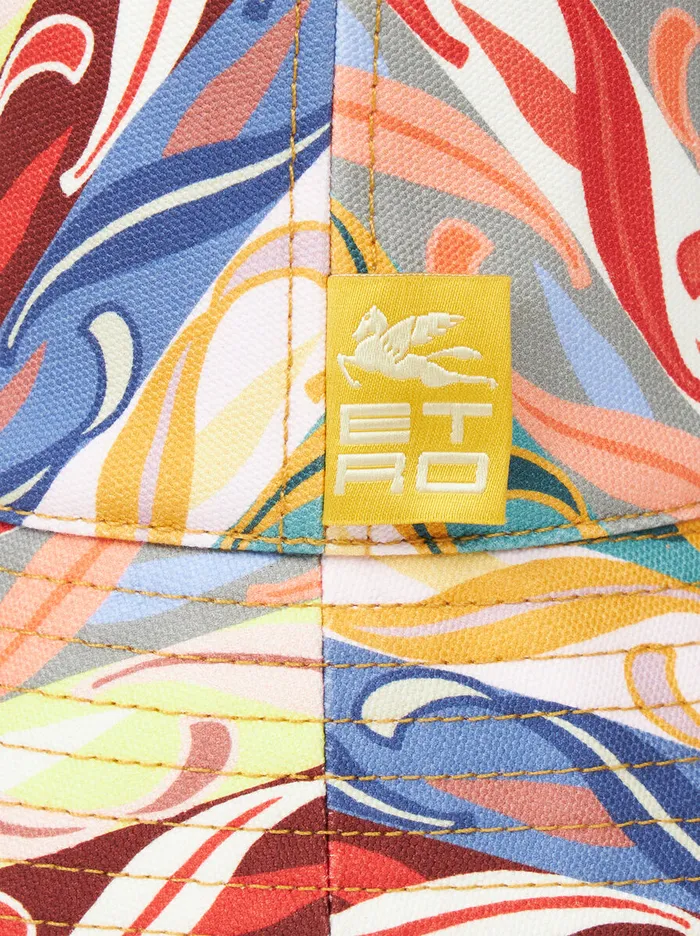 Women Etro Hats And Gloves Bucket Hat With Summer Print White Women Etro Hats And Gloves Bucket Hat With Summer Print White