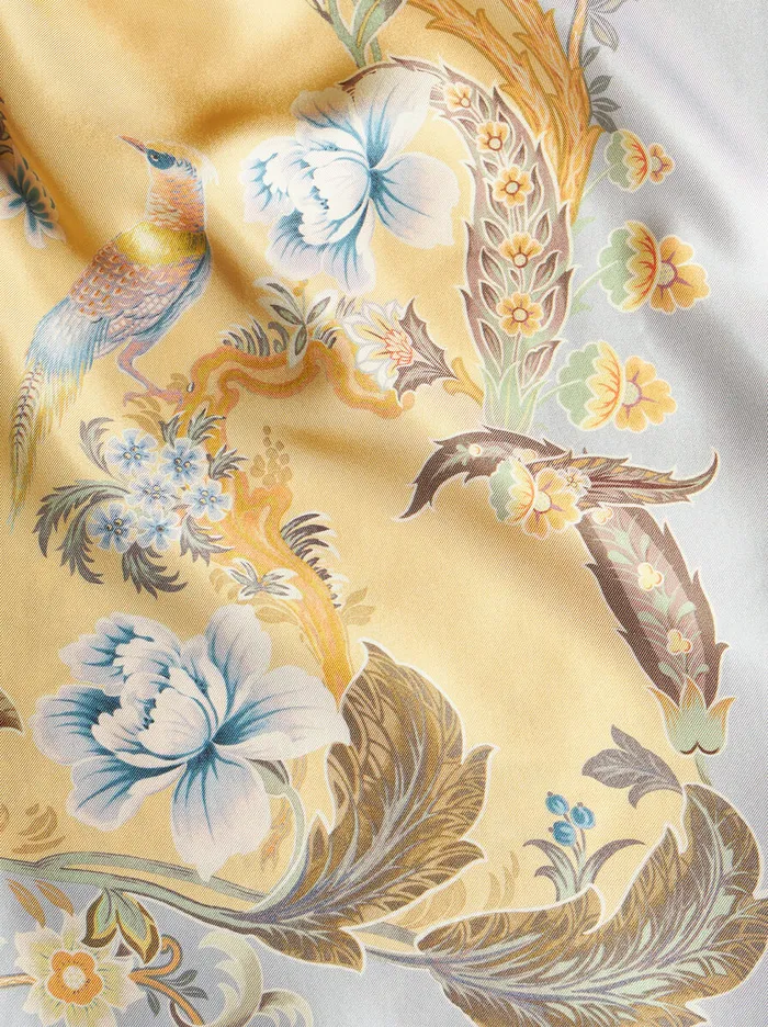 Women Etro Skirts Printed Silk Skirt Yellow Women Etro Skirts Printed Silk Skirt Yellow