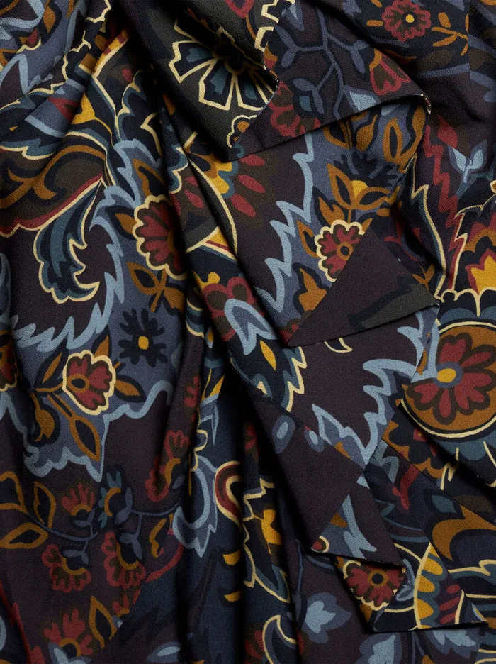 Women Etro Skirts Stretch Sable Paisley Skirt Black Women Etro Skirts Stretch Sable Paisley Skirt Black