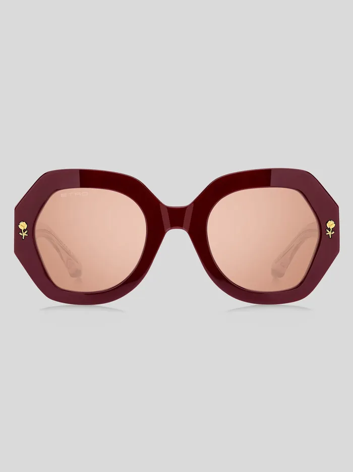 Women Etro Sunglasses Mania Sunglasses Burgundy