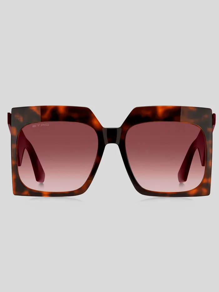 Women Etro Sunglasses Tailoring Sunglasses Brown