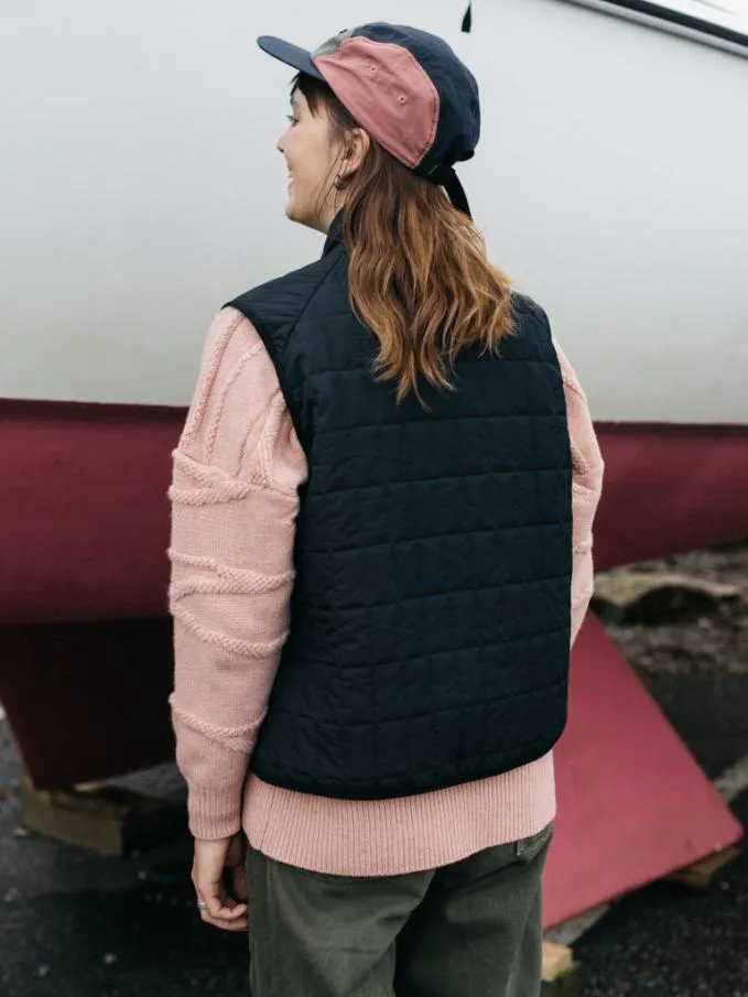 Women Firecrest Gilet Black Finisterre Jackets Coats and Gilets