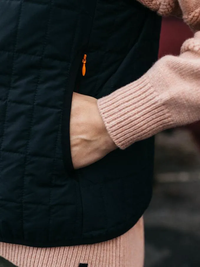 Women Firecrest Gilet Black Finisterre Jackets Coats and Gilets