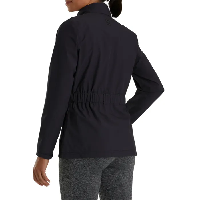 Women FootJoy Outer Layers Black Ice HydroLite Rain Jacket Black Women FootJoy Outer Layers Black Ice HydroLite Rain Jacket Black