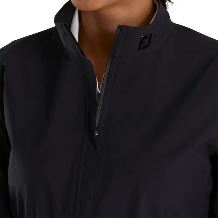 Women FootJoy Outer Layers Black Ice HydroLite Rain Jacket Black Women FootJoy Outer Layers Black Ice HydroLite Rain Jacket Black