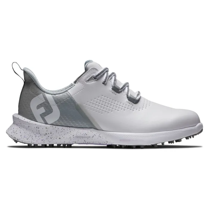 Women FootJoy Spikeless FJ Fuel White Grey