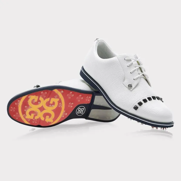 Women GFORE White Stud Cap Toe Golf Shoes Women GFORE White Stud Cap Toe Golf Shoes