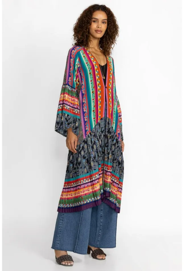 Women Gemma Pleated Kimono Multi Johnny Was Kimonos