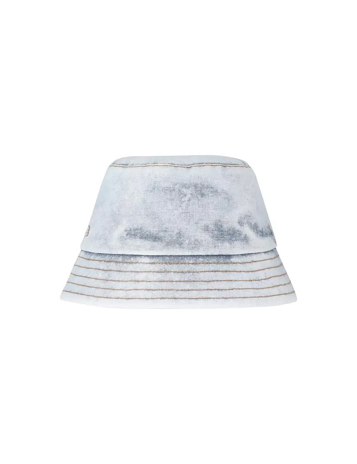 Women Hats Zimmermann Denim Bucket Hat Denim